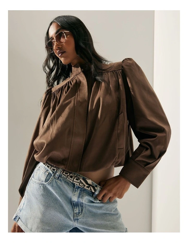 Harper Rolled Cuff Denim Short image 3