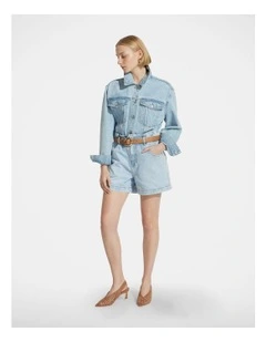 Tatiana Paperbag Denim Short