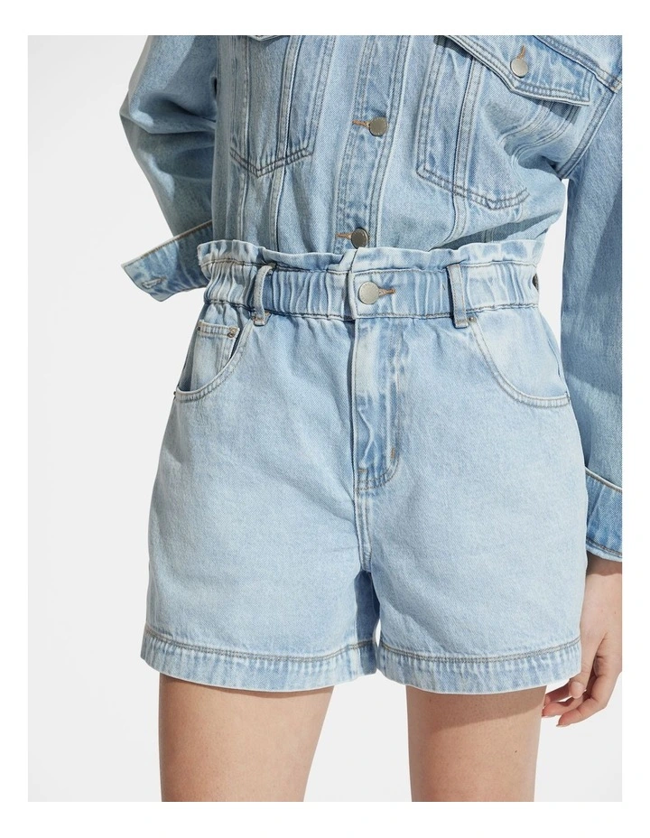Tatiana Paperbag Denim Short image 3