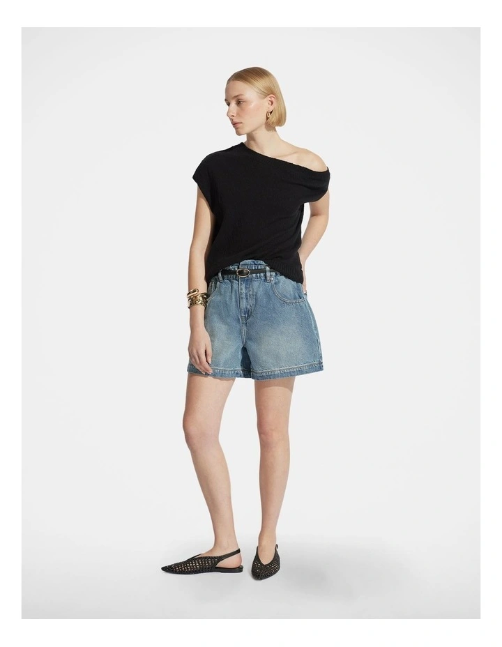 Tatiana Paperbag Denim Short image 1