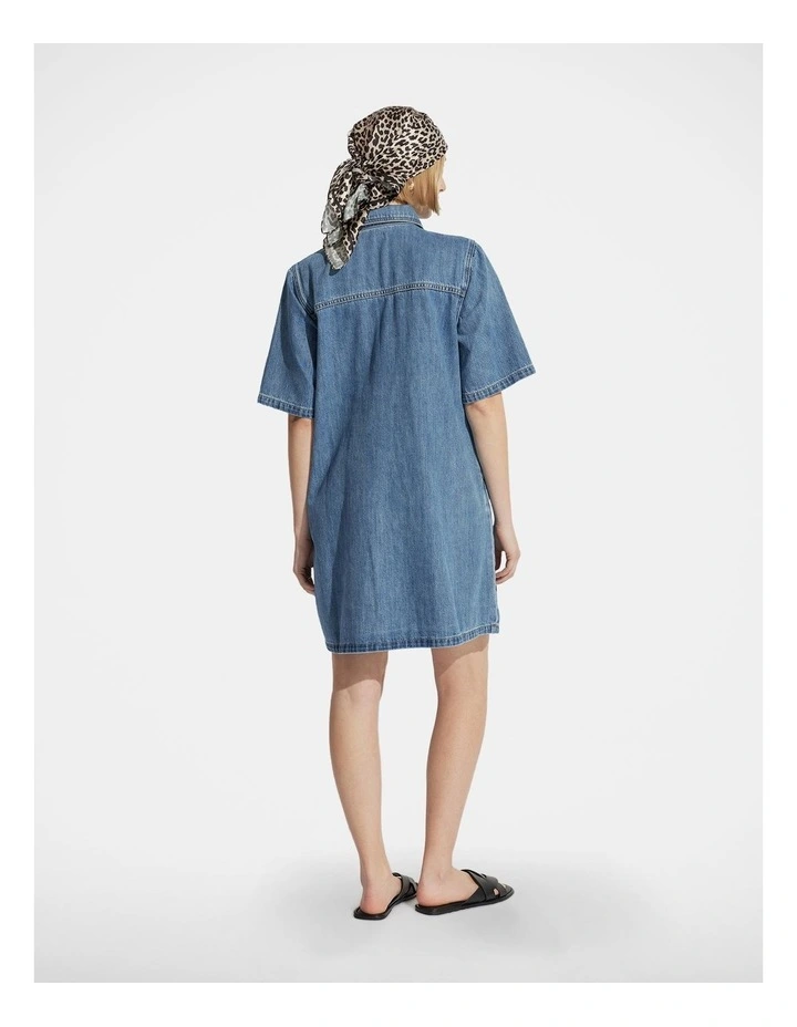 Penny Denim Shirt Dress image 2