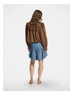Rita Denim Mini Skirt