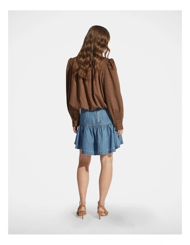 Rita Denim Mini Skirt image 2