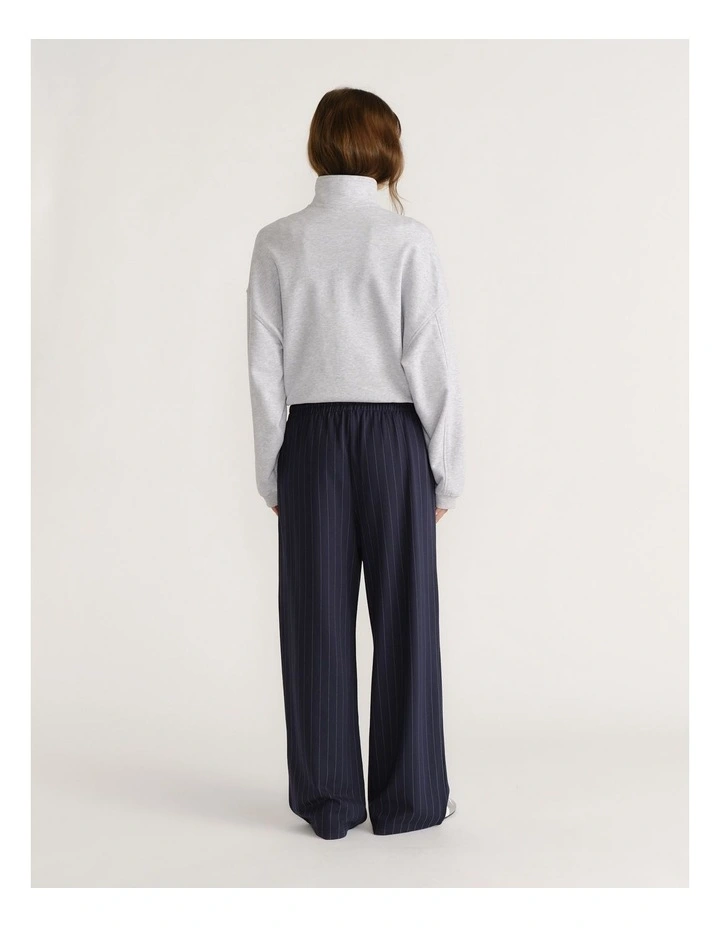 D-Luxe Pinstripe Pant in Navy image 2