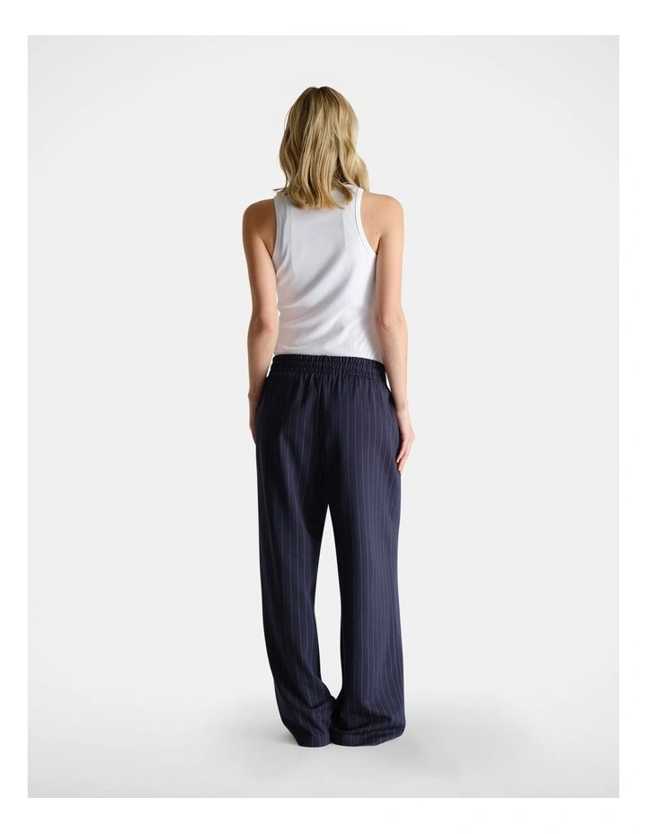 D-Luxe Pinstripe Pant in Navy image 2