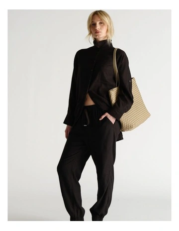 D-Luxe Linen Blend Jogger