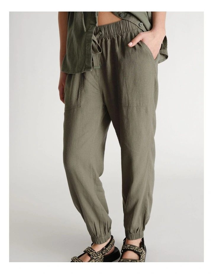 D-Luxe Linen Blend Jogger image 3