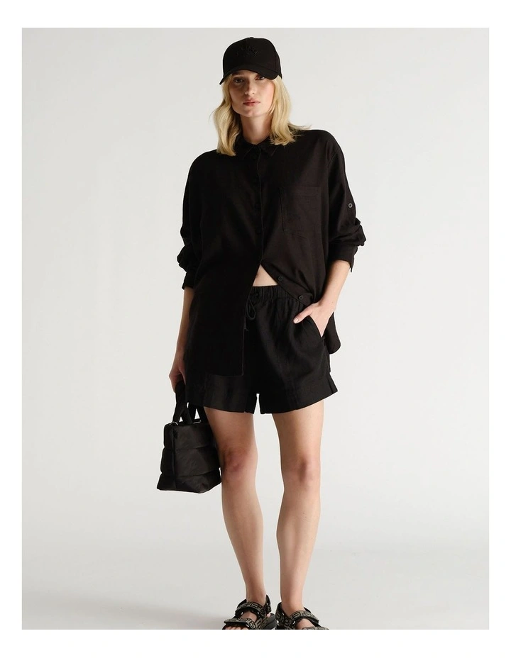 D-Luxe Linen Blend Short image 1