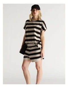 D-Luxe Bold Stripe Short