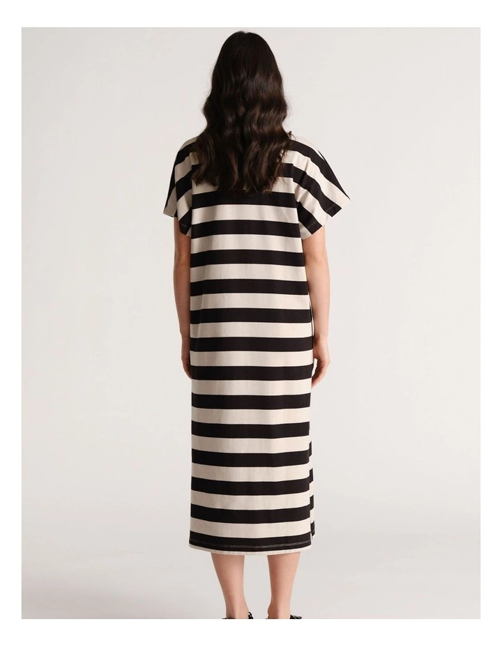 D-Luxe Midi Tee Dress in Multi image 2