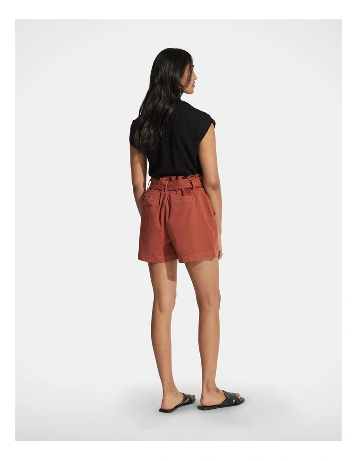 Quinn Cargo Short in Red image 2