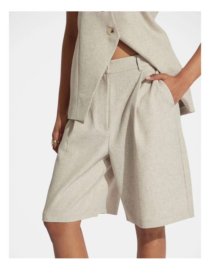 Mickela Bermuda Short in Beige image 3