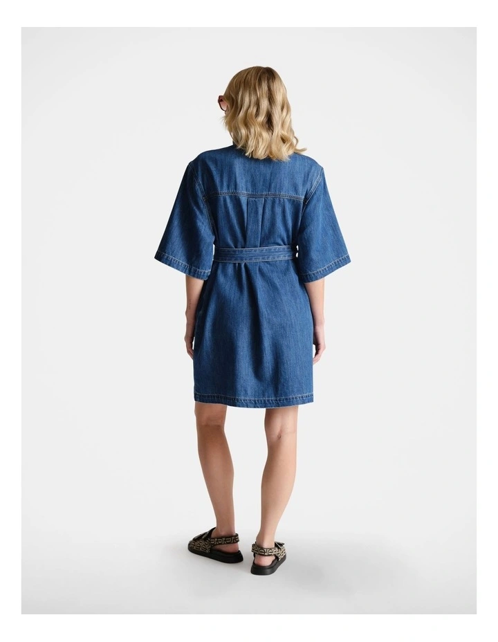 D-Luxe Denim Short Dress image 2