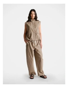 D-Luxe Linen Blend Vest