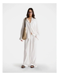 D-Luxe Linen Blend LS Shirt
