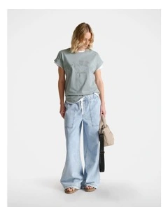 D-Luxe Collegiate Tonal Tee
