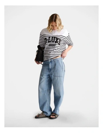 D-Luxe Sport Striped T-shirt in Multi