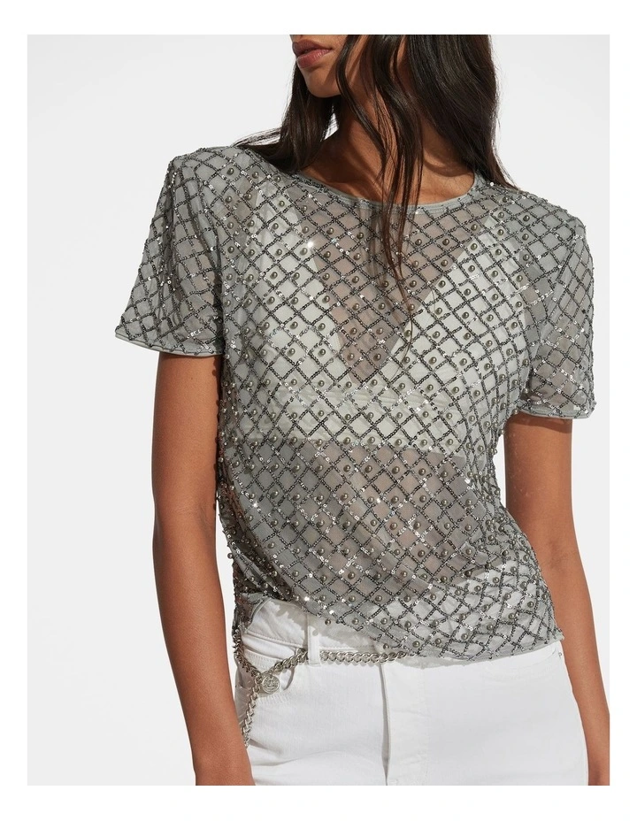 Jacinta Embellished Tee image 3