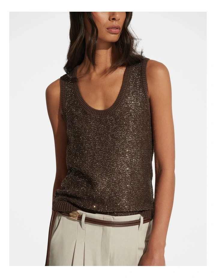Tilly Sequin Knit Tank image 3