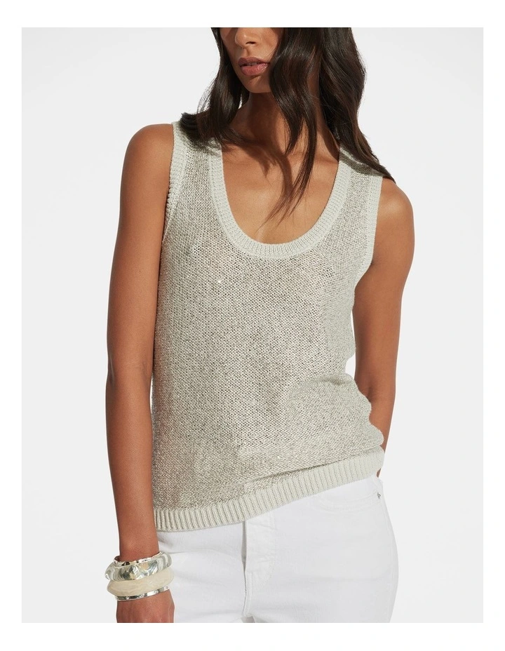 Tilly Sequin Knit Tank image 3