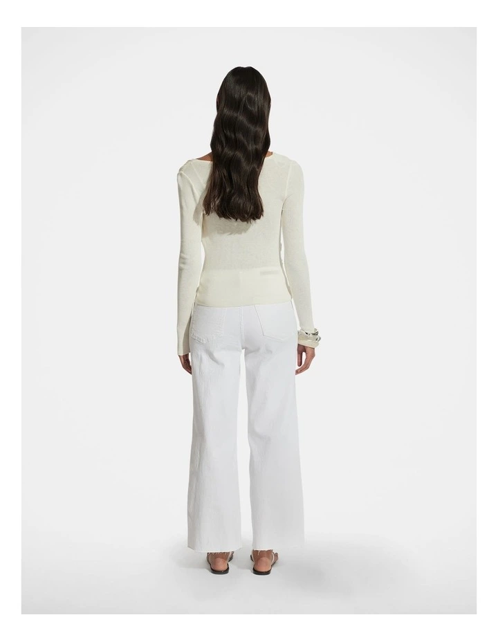 Allie Twist Long Sleeve Top image 2