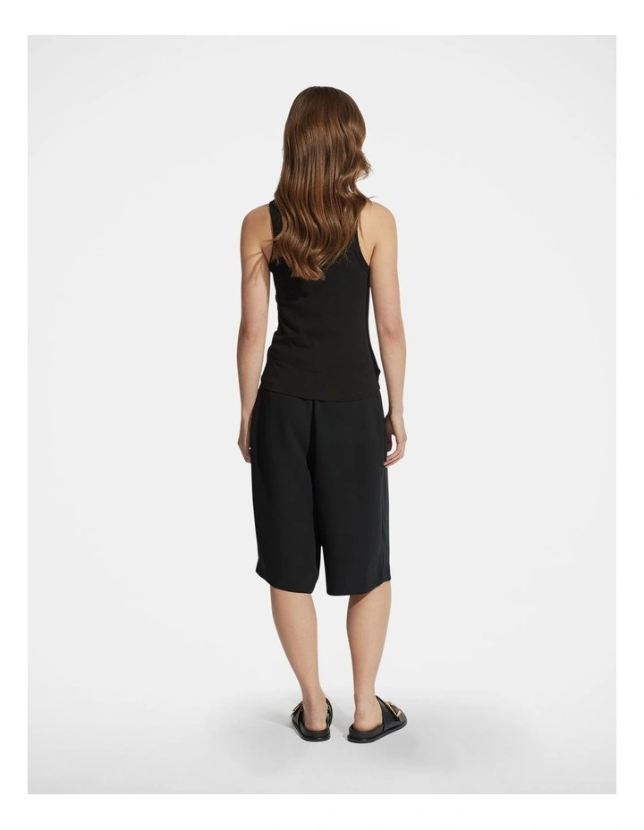 Hazel Metal Detail Tank Top in Black image 2