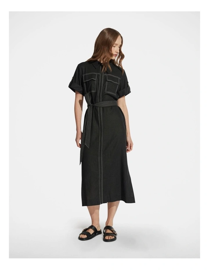 Meg Midi Shirt Dress image 1