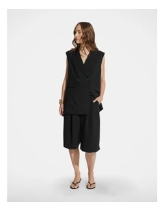 Annabelle Longline Belted Vest