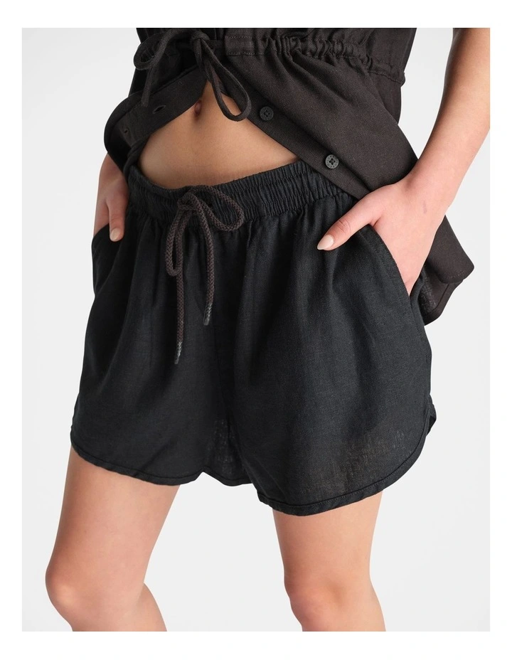 D-Luxe Linen Blend Curve Short image 3