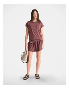 D-Luxe Collegiate Tonal Tee