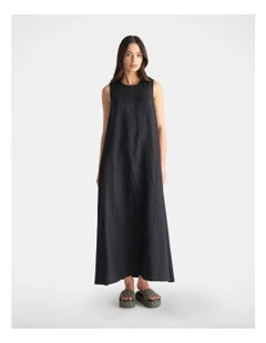 D-Luxe Linen Maxi Dress