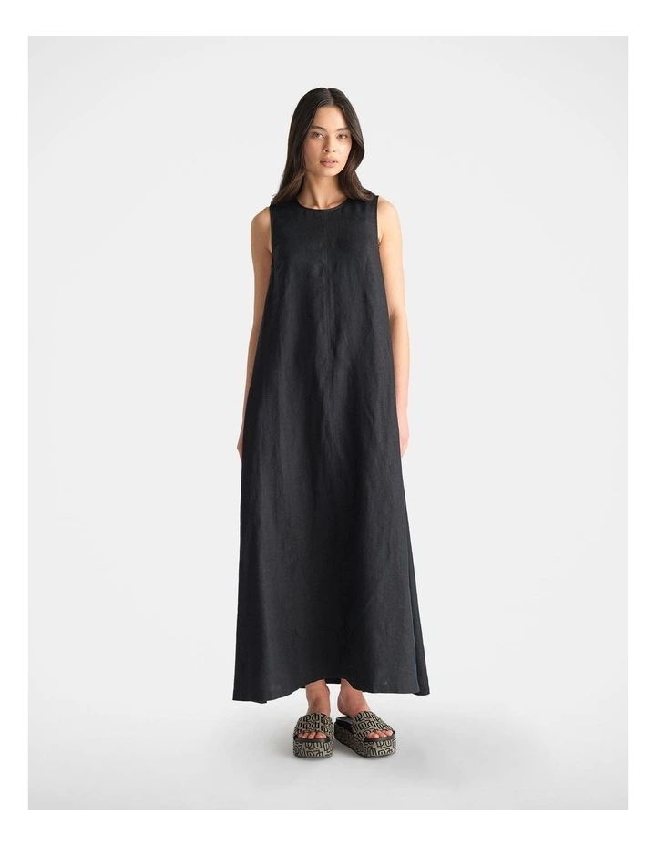 D-Luxe Linen Maxi Dress image 1
