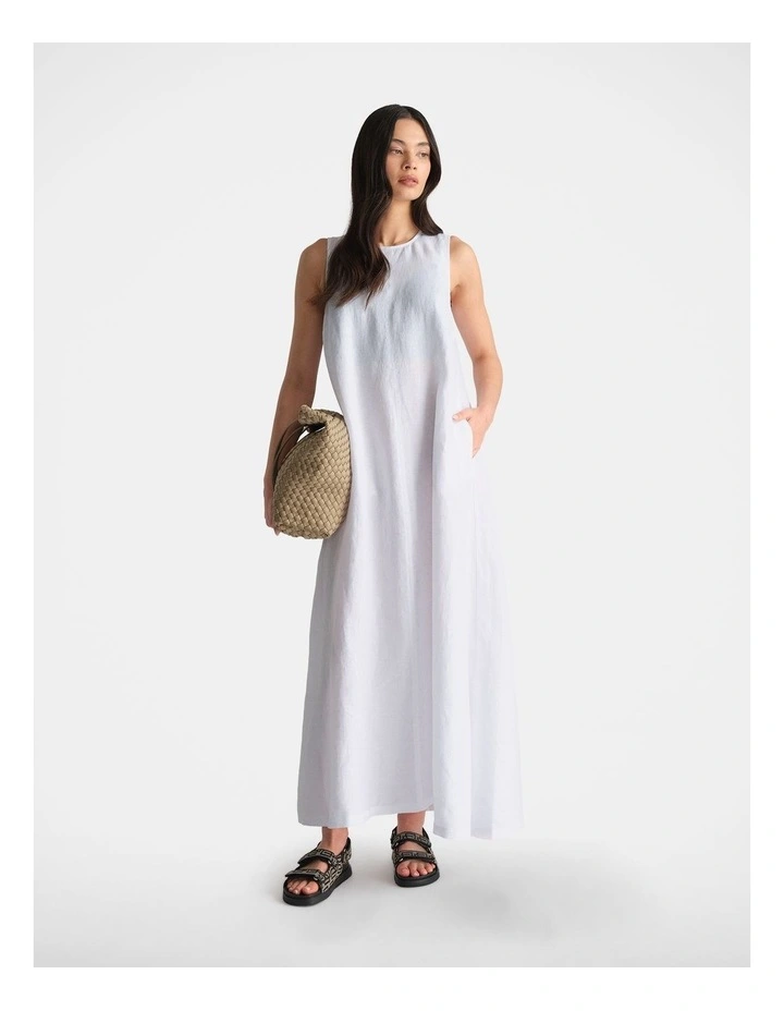 D-Luxe Linen Maxi Dress image 1