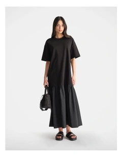 D-Luxe Drop Waist Nylon Dress