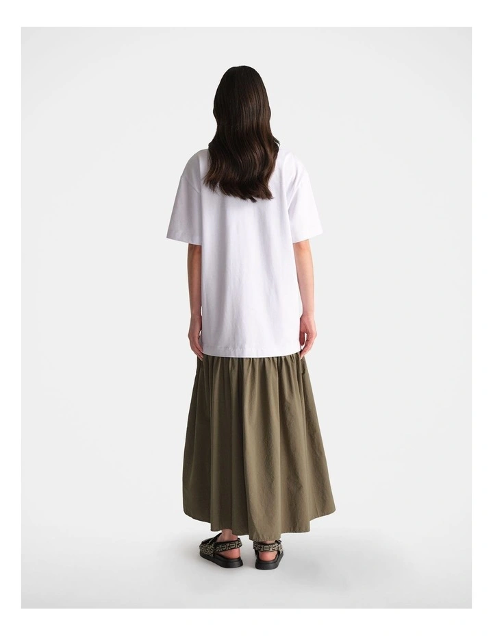 D-Luxe Drop Waist Nylon Dress image 2