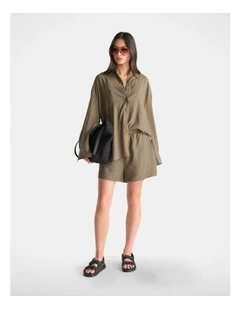 Textured Shirt in Green