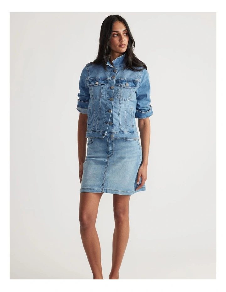 Evelyn Denim Mini Skirt image 1