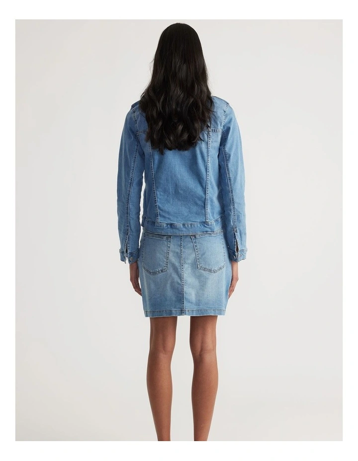 Evelyn Denim Mini Skirt image 2