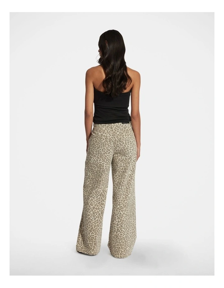 Anika Wide Leg Jean in Brown image 2
