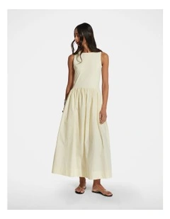 Beau Spliced Maxi Dress in Yellow