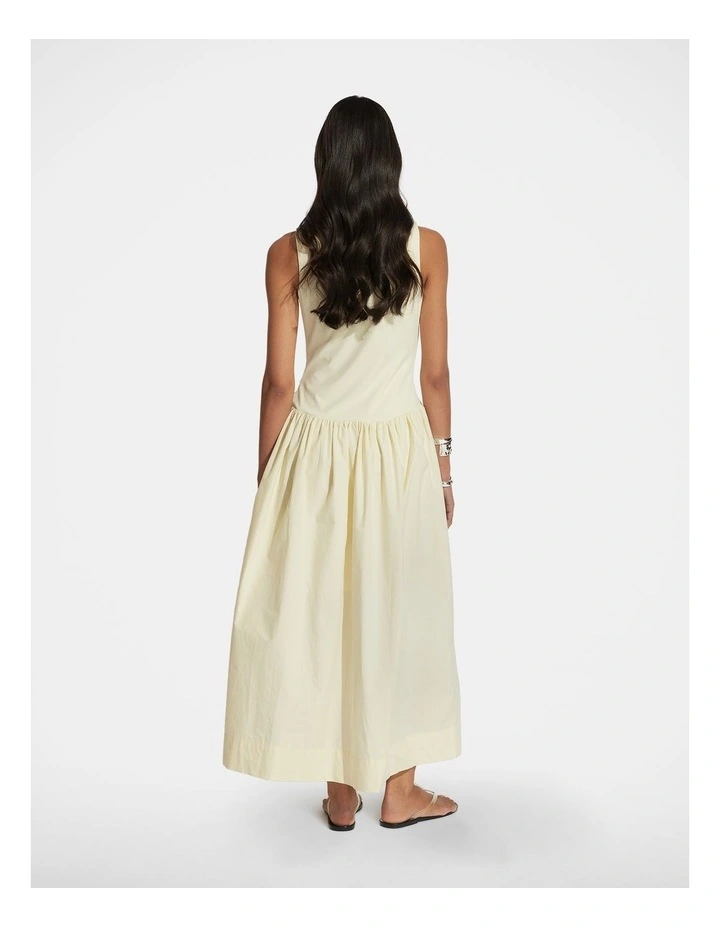Beau Spliced Maxi Dress in Yellow image 2