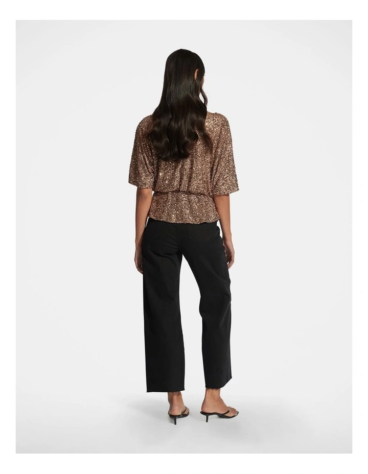 Danika Sequin Off Shoulder Top image 2