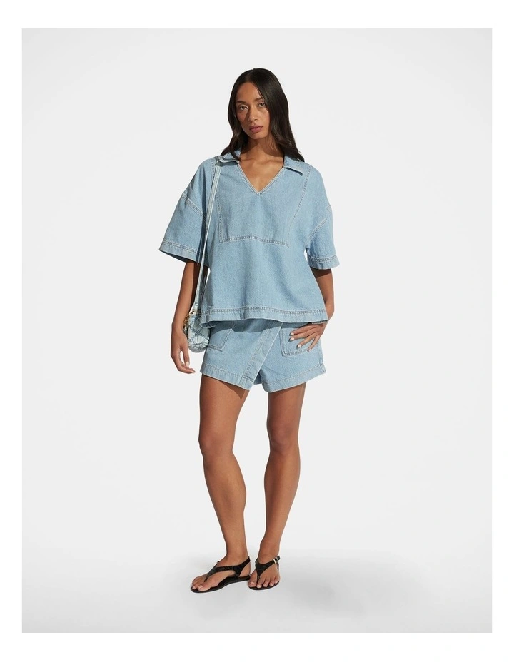Hazel Oversized Denim Shirt image 1