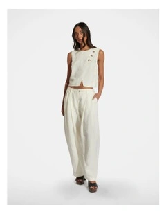 Leah Shell Top in Cream