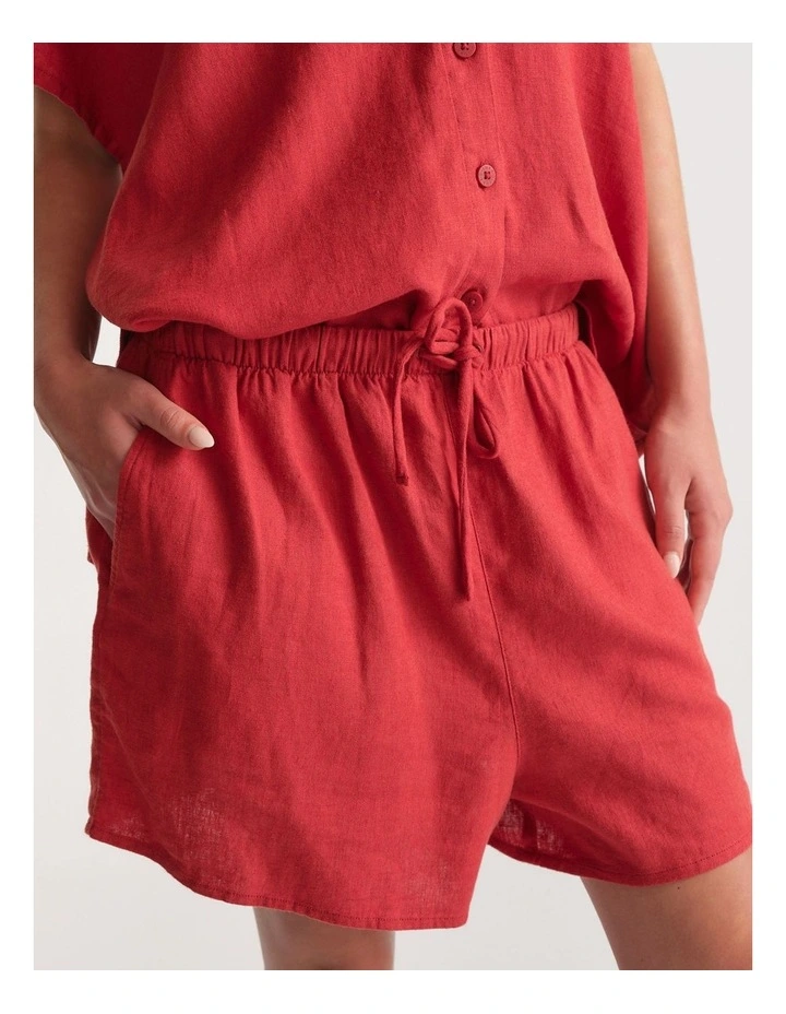 D-Luxe Linen Blend Flip Short image 3