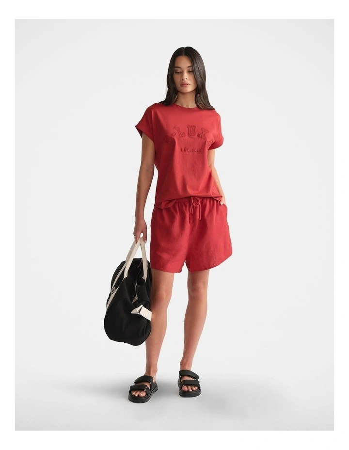 D-Luxe Collegiate Tonal Tee image 1