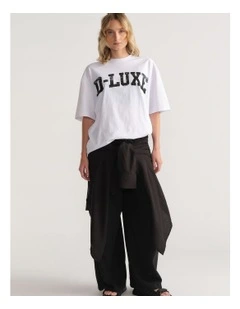 D-Luxe Distressed Logo Tee