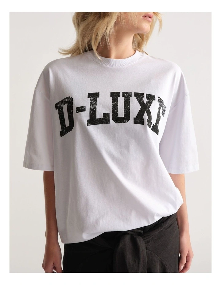 D-Luxe Distressed Logo Tee image 3