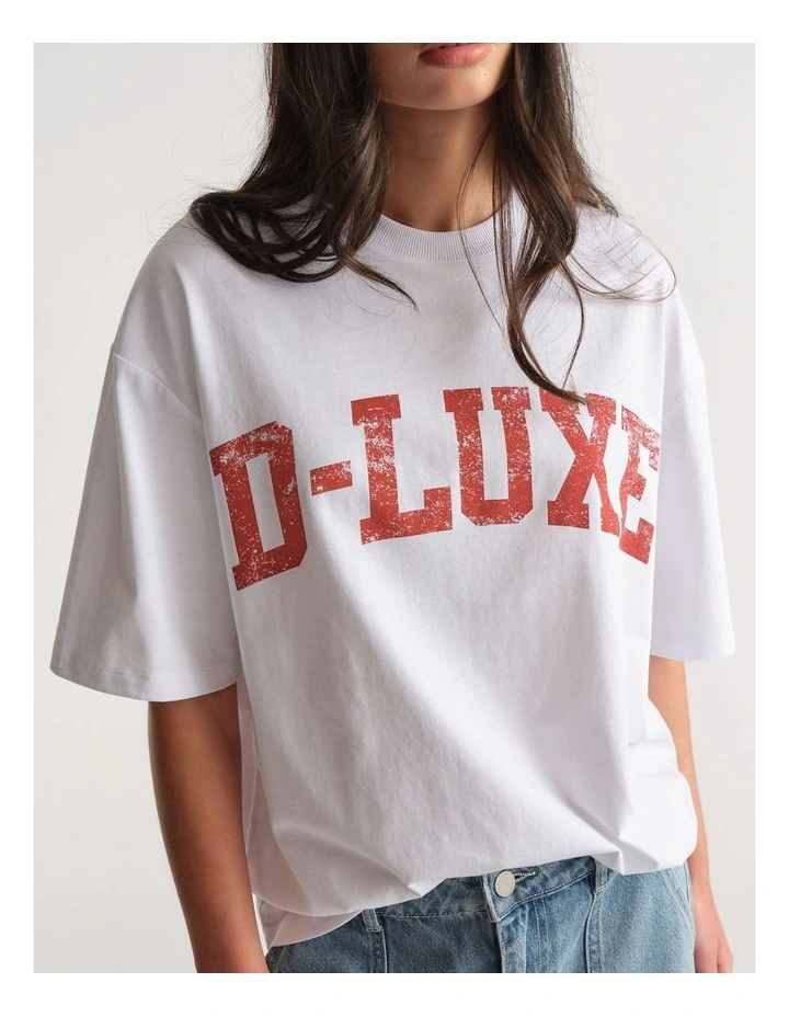 D-Luxe Distressed Logo Tee image 3