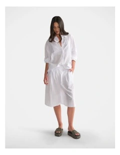 D-Luxe Resort Bermuda Short in White